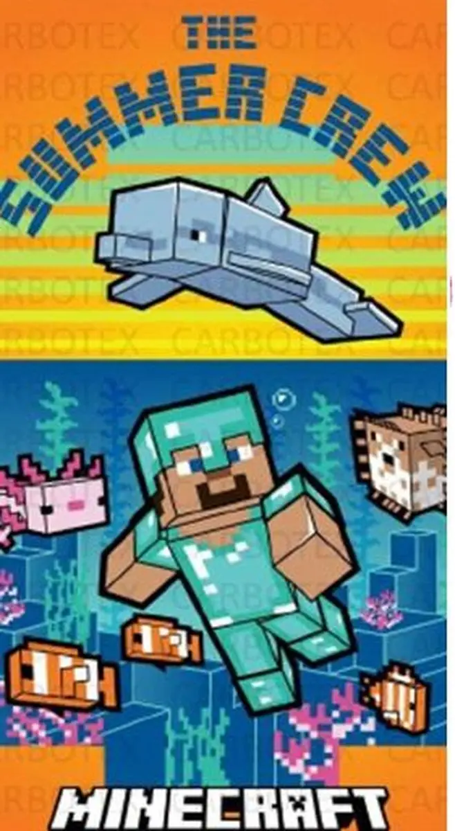 Minecraft standlaken Summer Crew 70 x 140 cm