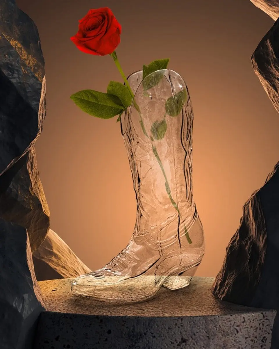 Seletti Crystalbootie Vaas - Multicolor - afbeelding 3 van 3