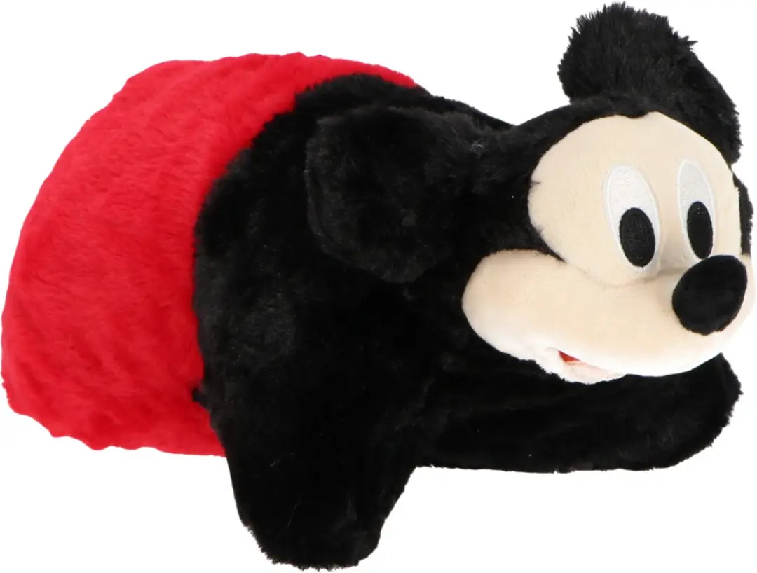 Disney Mickey Mouse Knuffelkussen 2-in-1 - Rood - afbeelding 5 van 5
