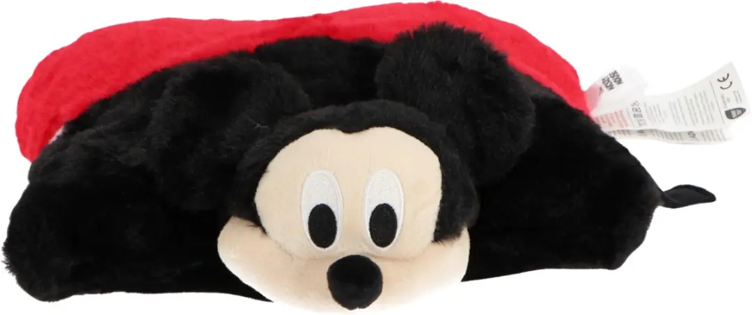 Disney Mickey Mouse Knuffelkussen 2-in-1 - Rood - afbeelding 4 van 5