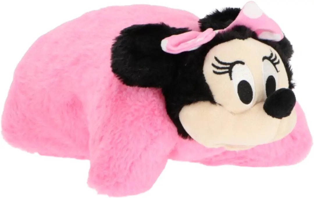 Disney Minnie Mouse Knuffelkussen 2-in-1 Roze - afbeelding 5 van 5