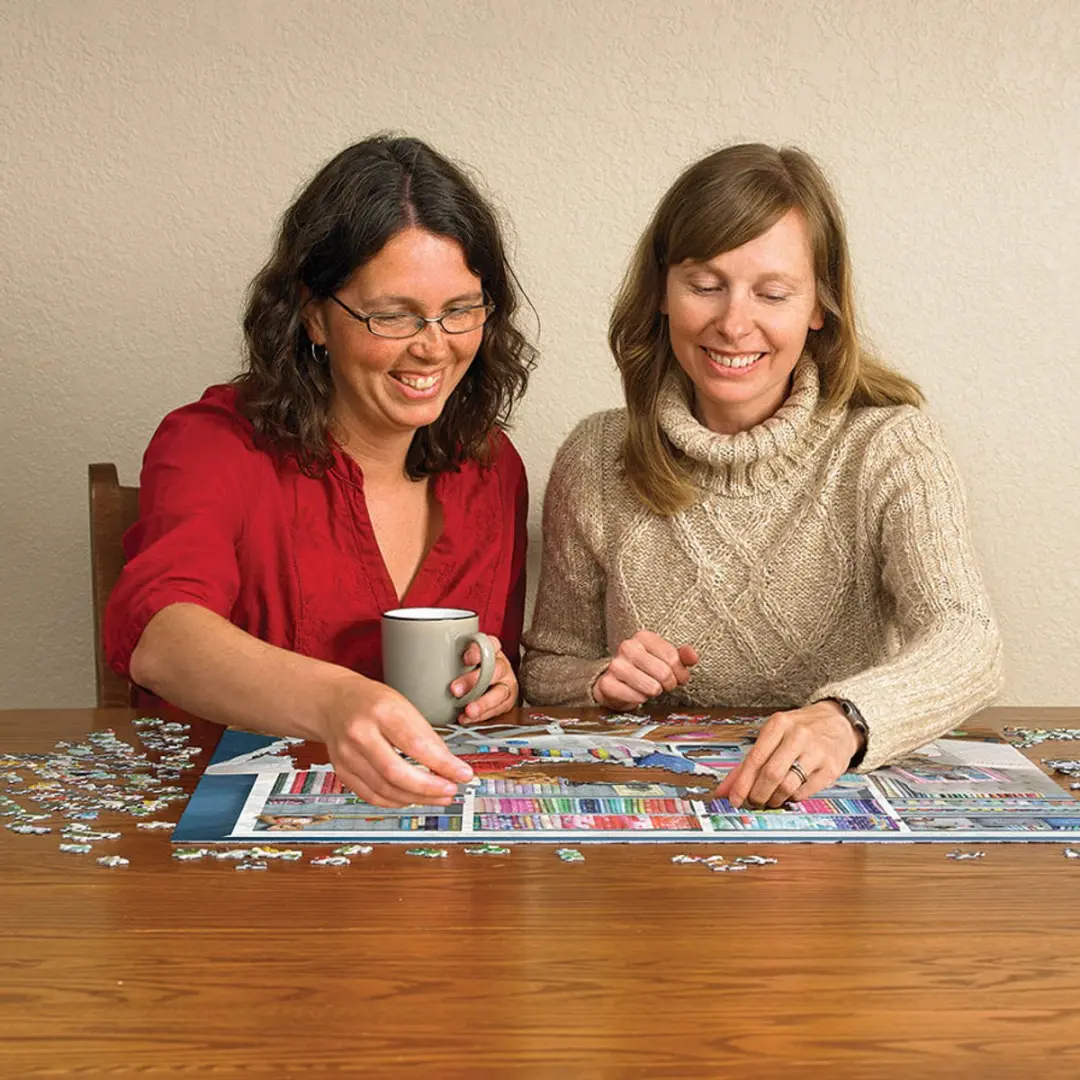 Cobble Hill Gezellig Naaihoekje Puzzel 1000 Stukken - afbeelding 5 van 5