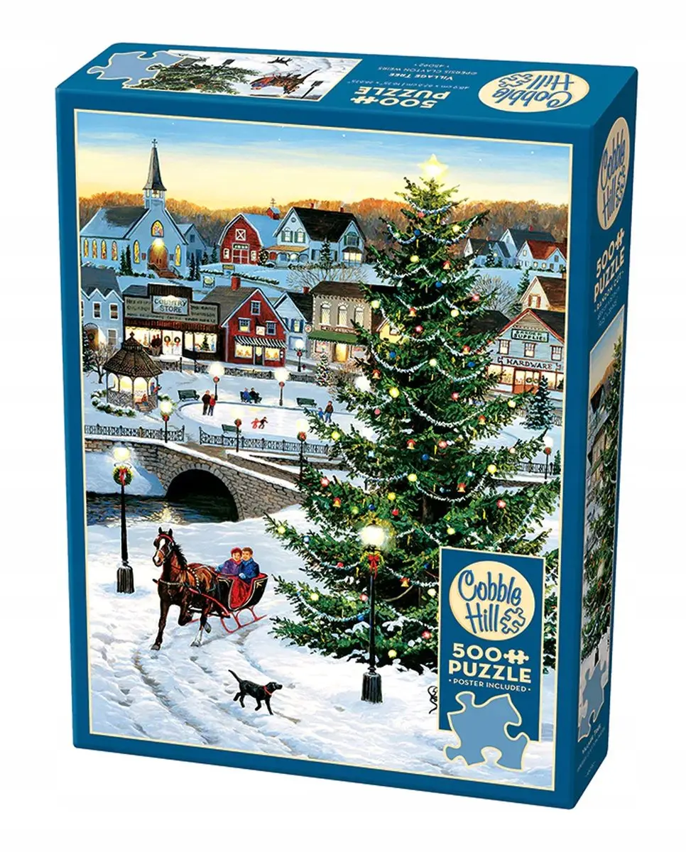 Cobble Hill Village Tree Legpuzzel 500 Stuks