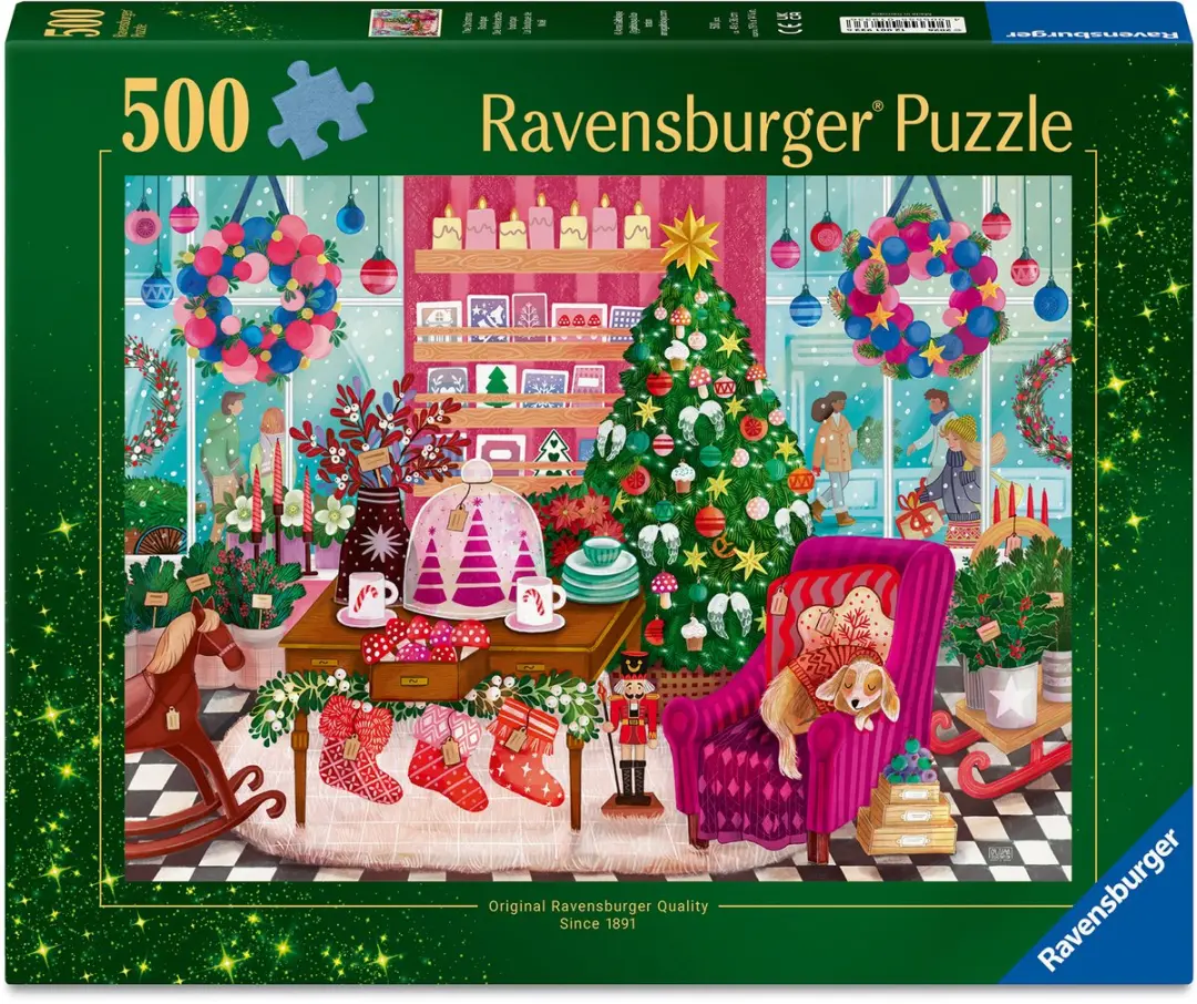 Ravensburger De Kerstboetiek Legpuzzel 500 Stuks