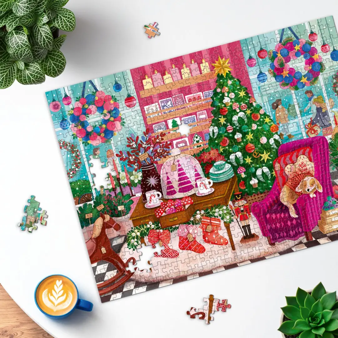 Ravensburger De Kerstboetiek Legpuzzel 500 Stuks - afbeelding 3 van 5