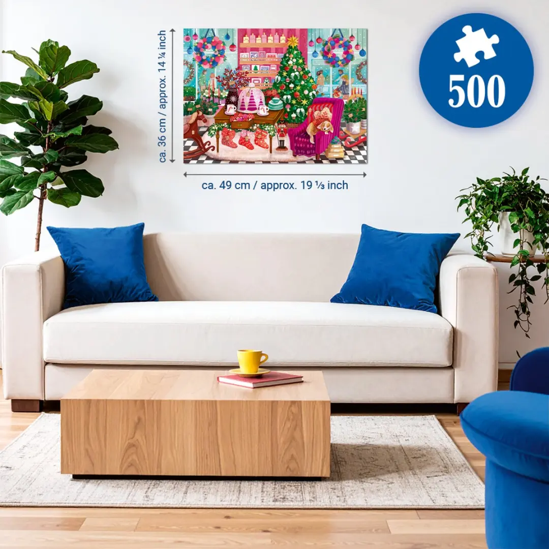 Ravensburger De Kerstboetiek Legpuzzel 500 Stuks - afbeelding 4 van 5