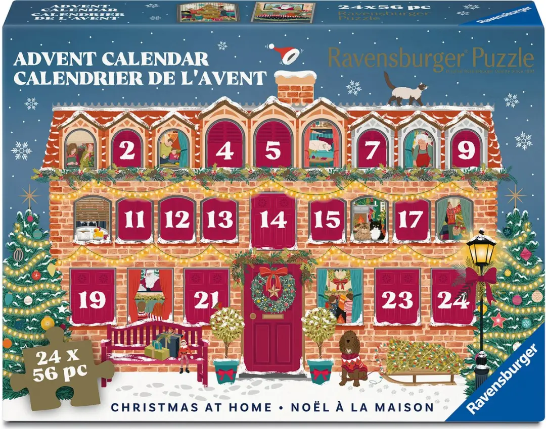 Ravensburger Christmas at Home Adventskalender 2026 - 1344 Stuks - afbeelding 4 van 4