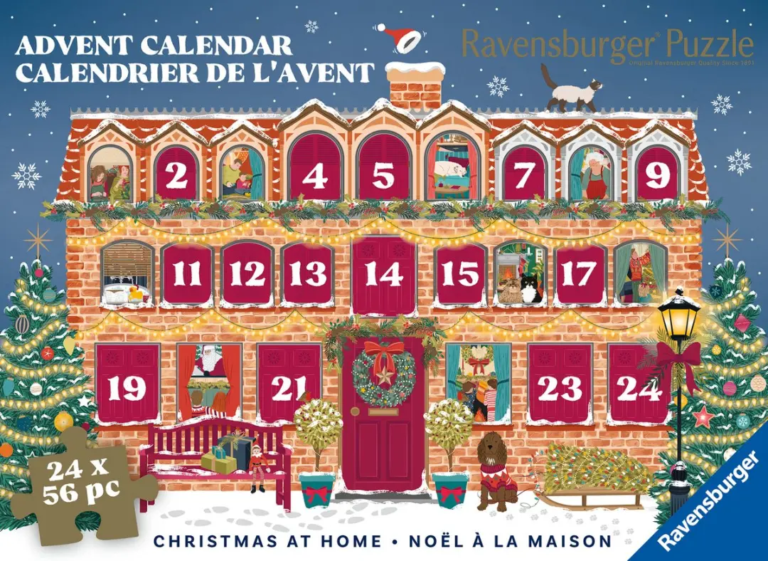 Ravensburger Christmas at Home Adventskalender 2026 - 1344 Stuks - afbeelding 2 van 4