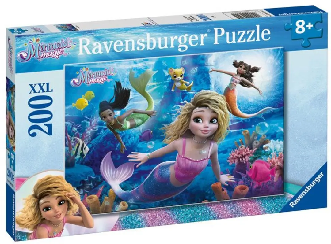 Ravensburger Mermaid Magic XXL Puzzel 200 Stukjes - afbeelding 2 van 3