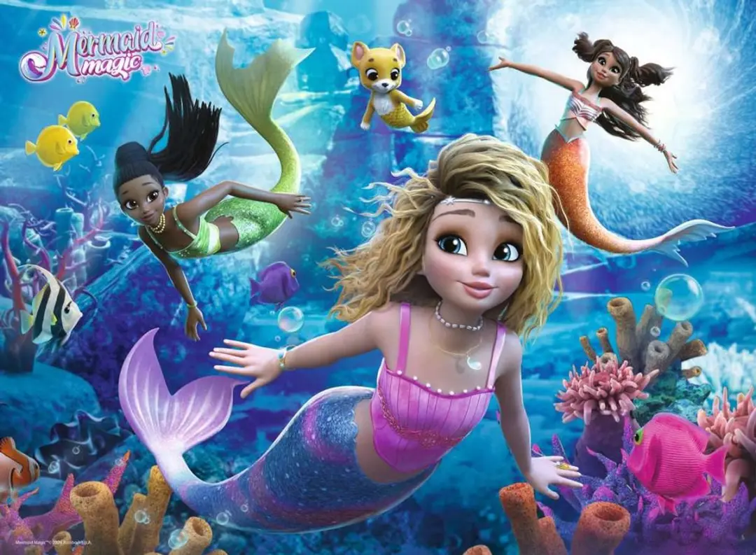 Ravensburger Mermaid Magic XXL Puzzel 200 Stukjes - afbeelding 3 van 3