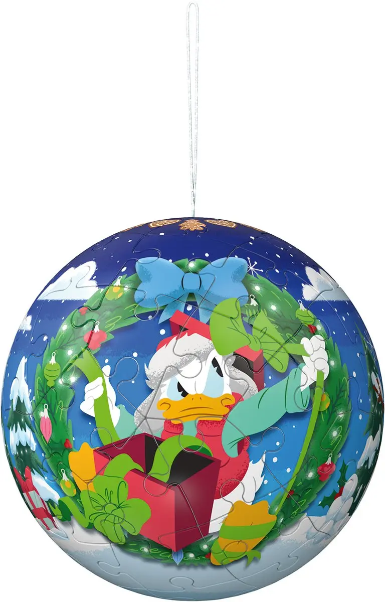 Ravensburger Disney Kerstballen 3D Puzzelset - 4x54 Stuks - afbeelding 3 van 6