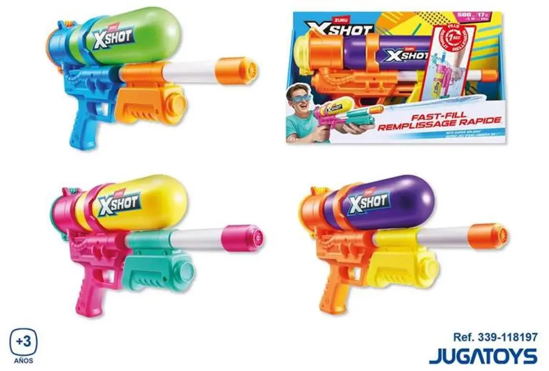 Waterpistool Zuru X-Shot Retro 80's Super Splash 22 X 40 X 7,6 CM