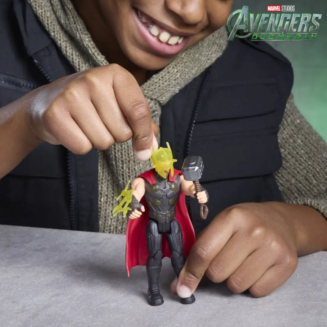 Hasbro Marvel ActionVerse Thor Actiefiguur - 11cm - afbeelding 5 van 6