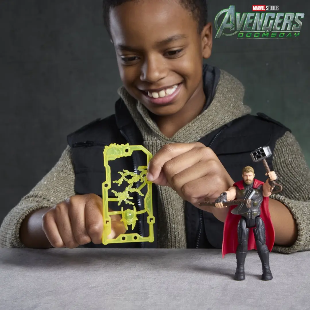 Hasbro Marvel ActionVerse Thor Actiefiguur - 11cm - afbeelding 6 van 6