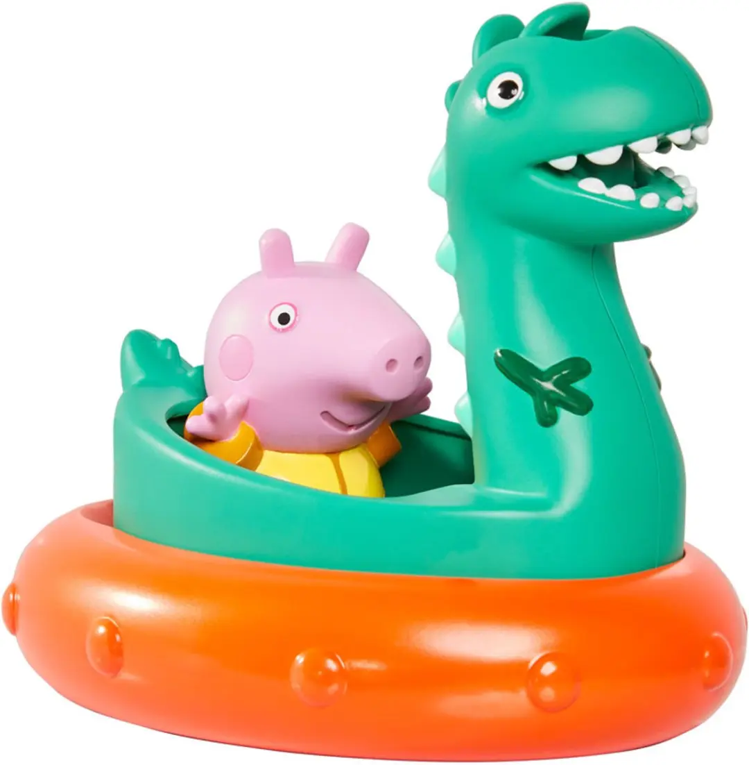 Tomy Peppa Pig Dinosaurus Badspeeltje - 12cm - Groen - afbeelding 2 van 4