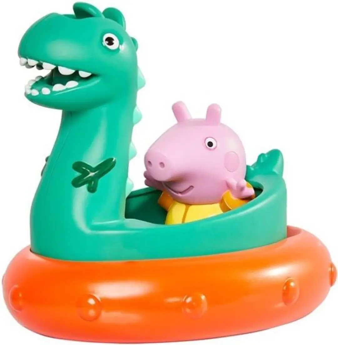Tomy Peppa Pig Dinosaurus Badspeeltje - 12cm - Groen - afbeelding 4 van 4