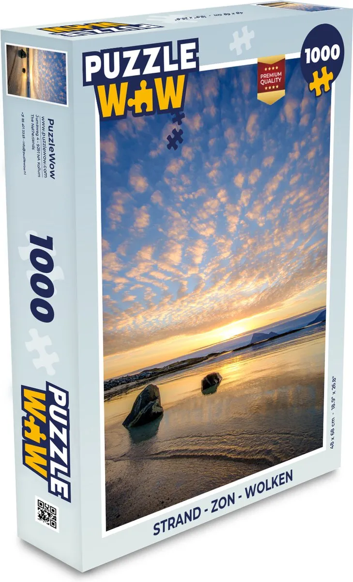 PuzzleWow Legpuzzel 1000 Stuks
