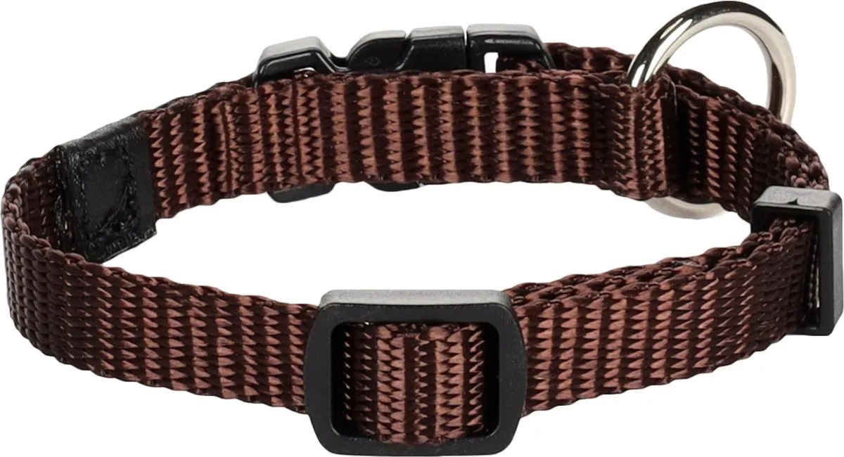 Flamingo Ziggi Halsband - Bruin XS 20-35cm