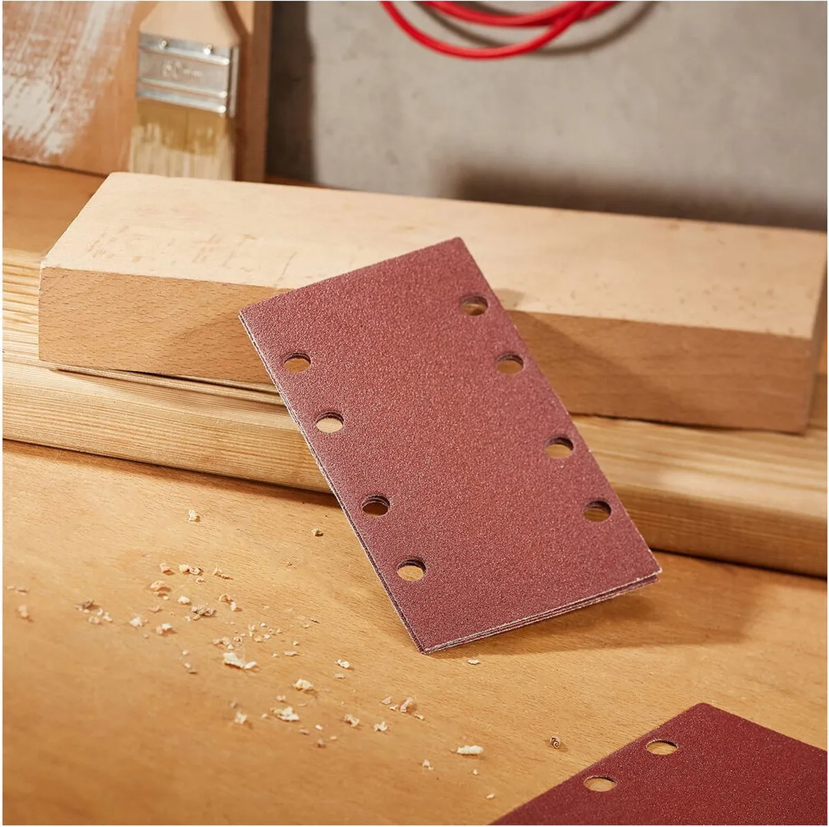 Wolfcraft Zelfhechtende Schuurstroken 1767000 - 10 Stuks