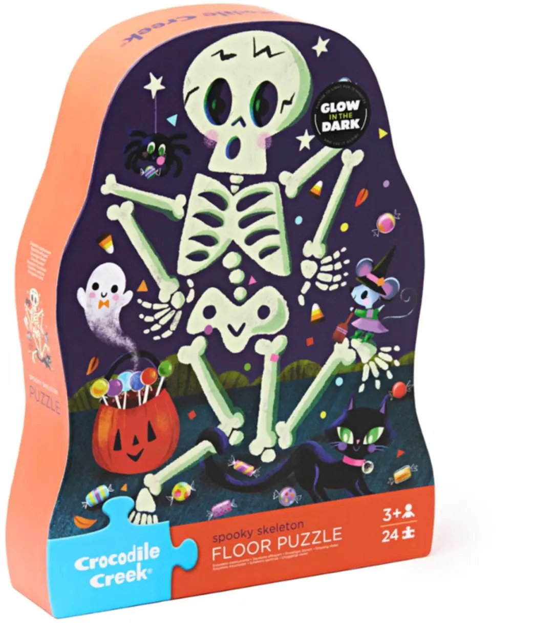 Crocodile Creek Vloerpuzzel Spooky Skeleton