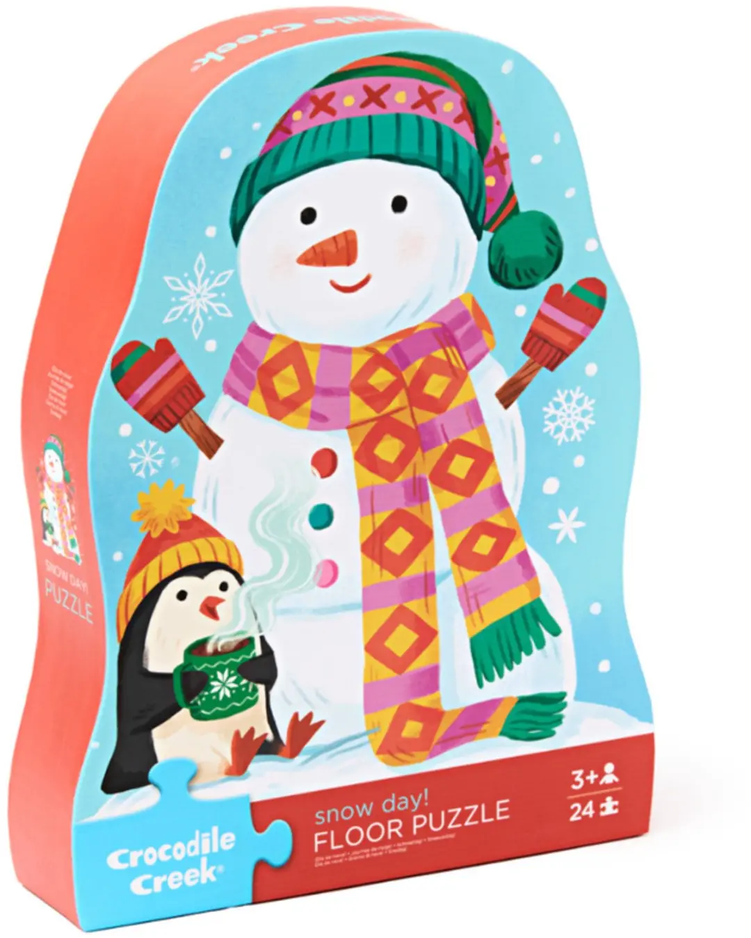 Crocodile Creek Vloerpuzzel Snow Day!