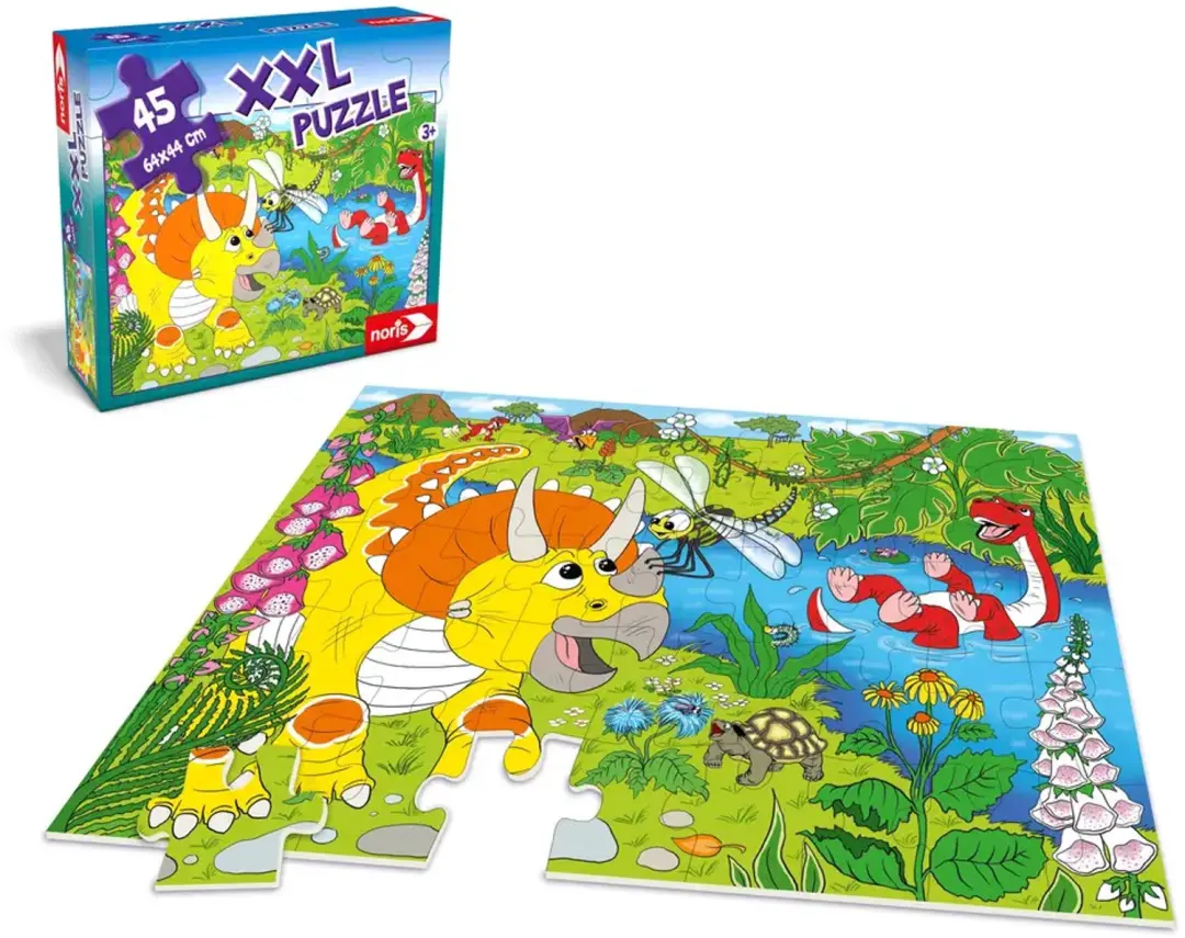 XXL Puzzle Dinosaurier/45 Teile