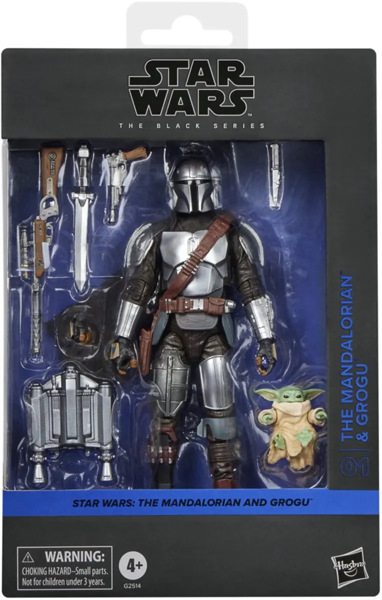 Hasbro Star Wars The Black Series The Mandalorian & Grogu Actiefiguur - afbeelding 2 van 6