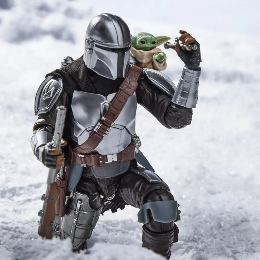 Hasbro Star Wars The Black Series The Mandalorian & Grogu Actiefiguur - afbeelding 3 van 6