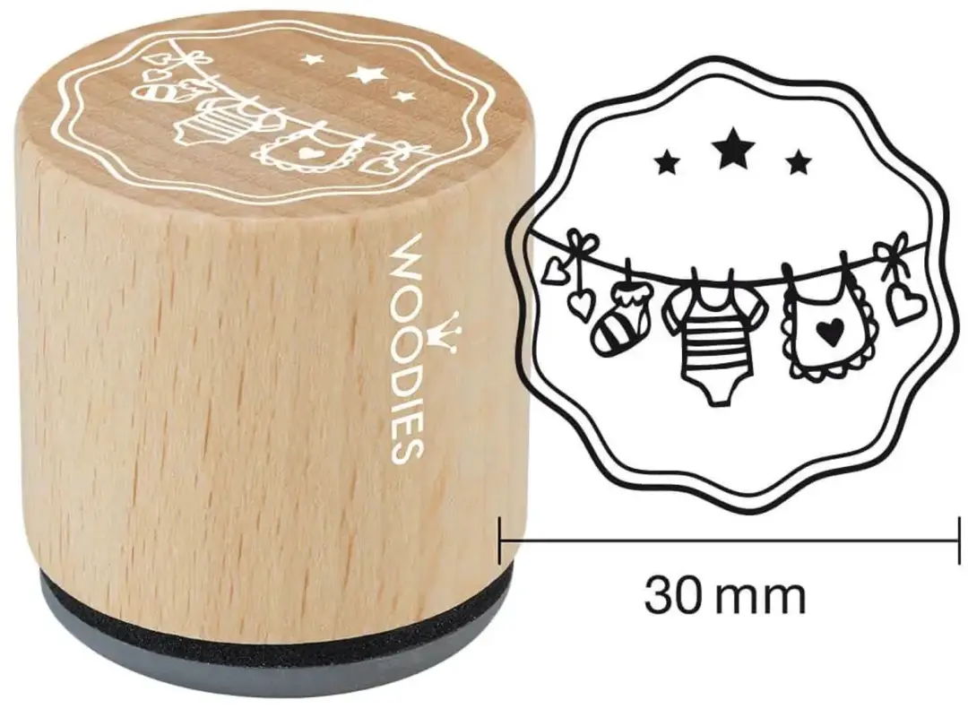 Woodie's Stempel-Geboorte kind-Baby-Stempelen-Kaarten maken-Scrapbook-Knutselen-