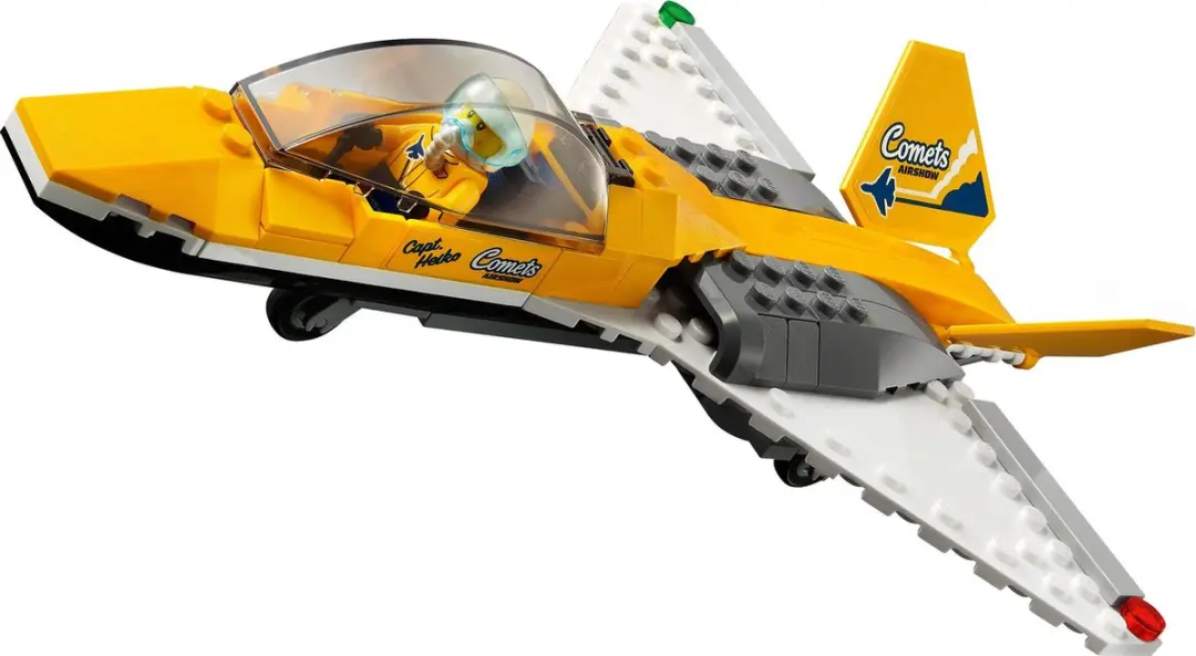 LEGO City Vliegshowjettransport 60289 - 2 minifiguren - afbeelding 2 van 6