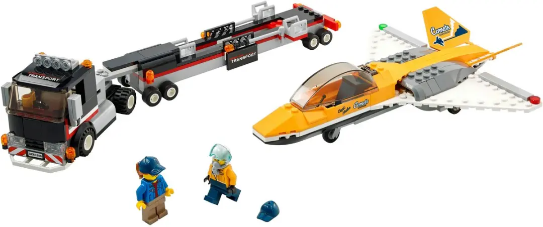 LEGO City Vliegshowjettransport 60289 - 2 minifiguren - afbeelding 6 van 6