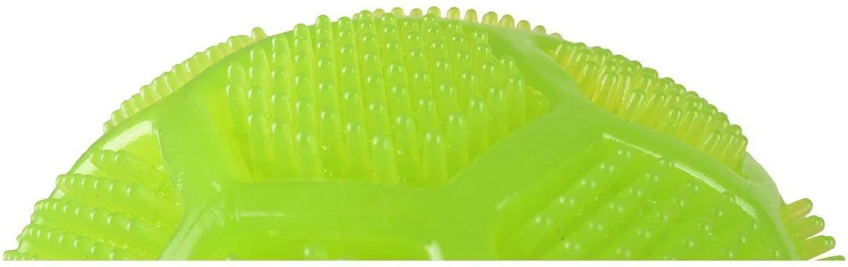 Flamingo Krico Dental Squeaky Bal Groen - 7 cm