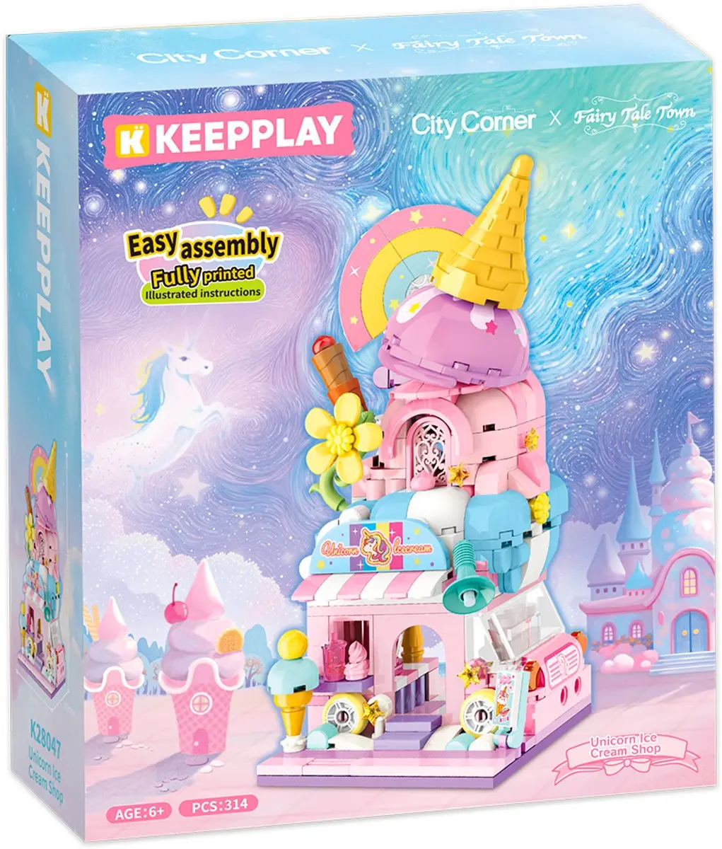 Geronimo Games Keeppley City Corner Unicorn Gelateria - afbeelding 2 van 2