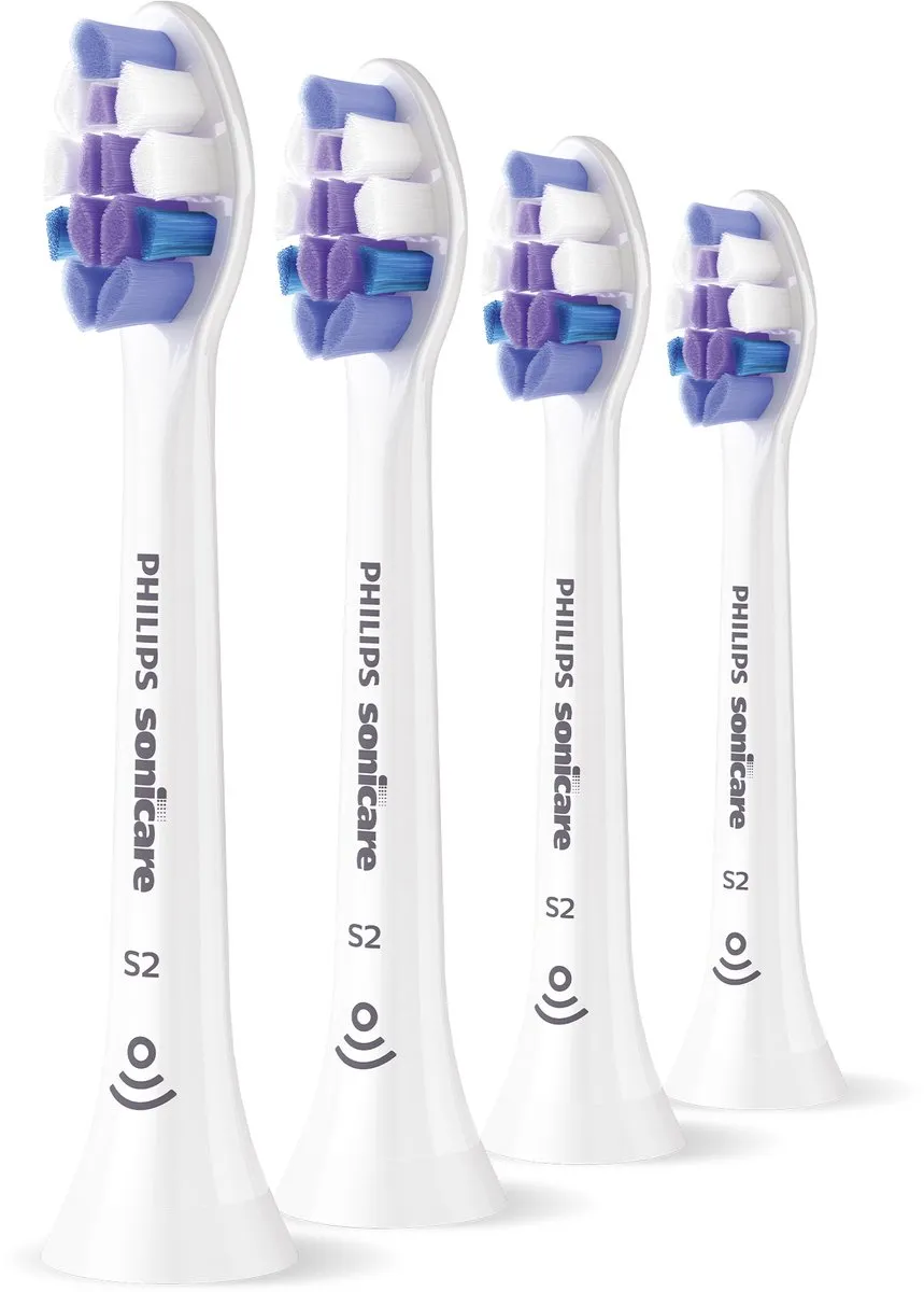 Philips Sonicare Optimal Sensitive HX6054/87 Opzetborstels - 4 Stuks