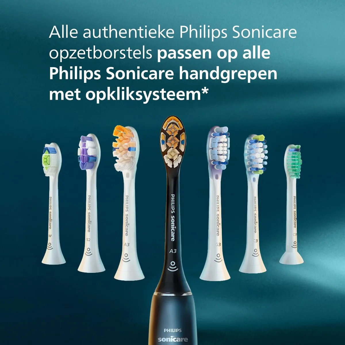 Philips Sonicare Optimal Sensitive HX6054/87 Opzetborstels - 4 Stuks