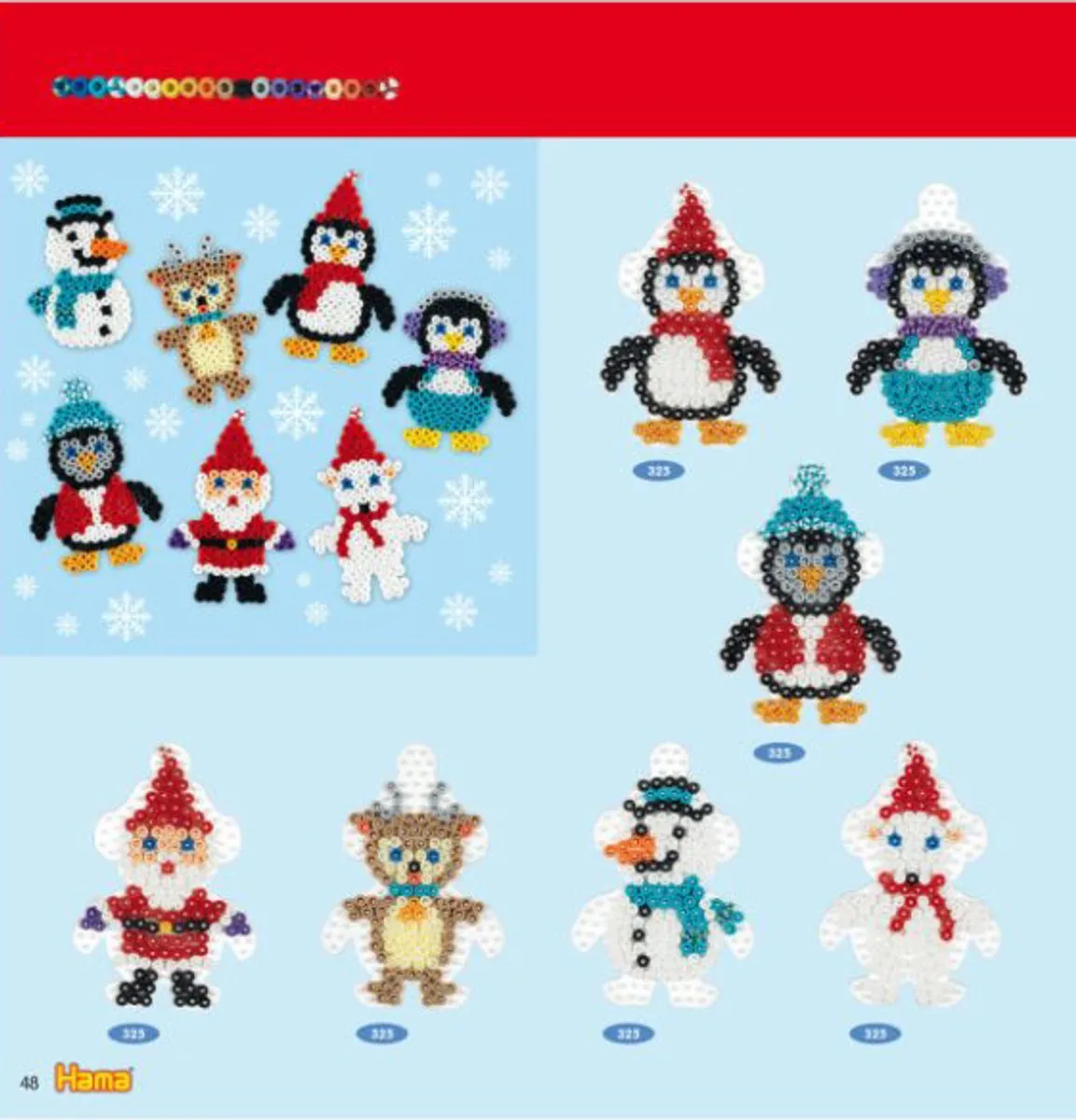 Hama Strijkkralen Voorbeeldenboekje - 12 Kleuren