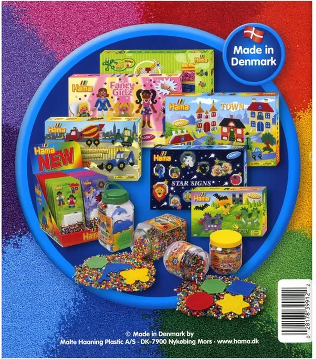 Hama Strijkkralen Voorbeeldenboekje - 12 Kleuren