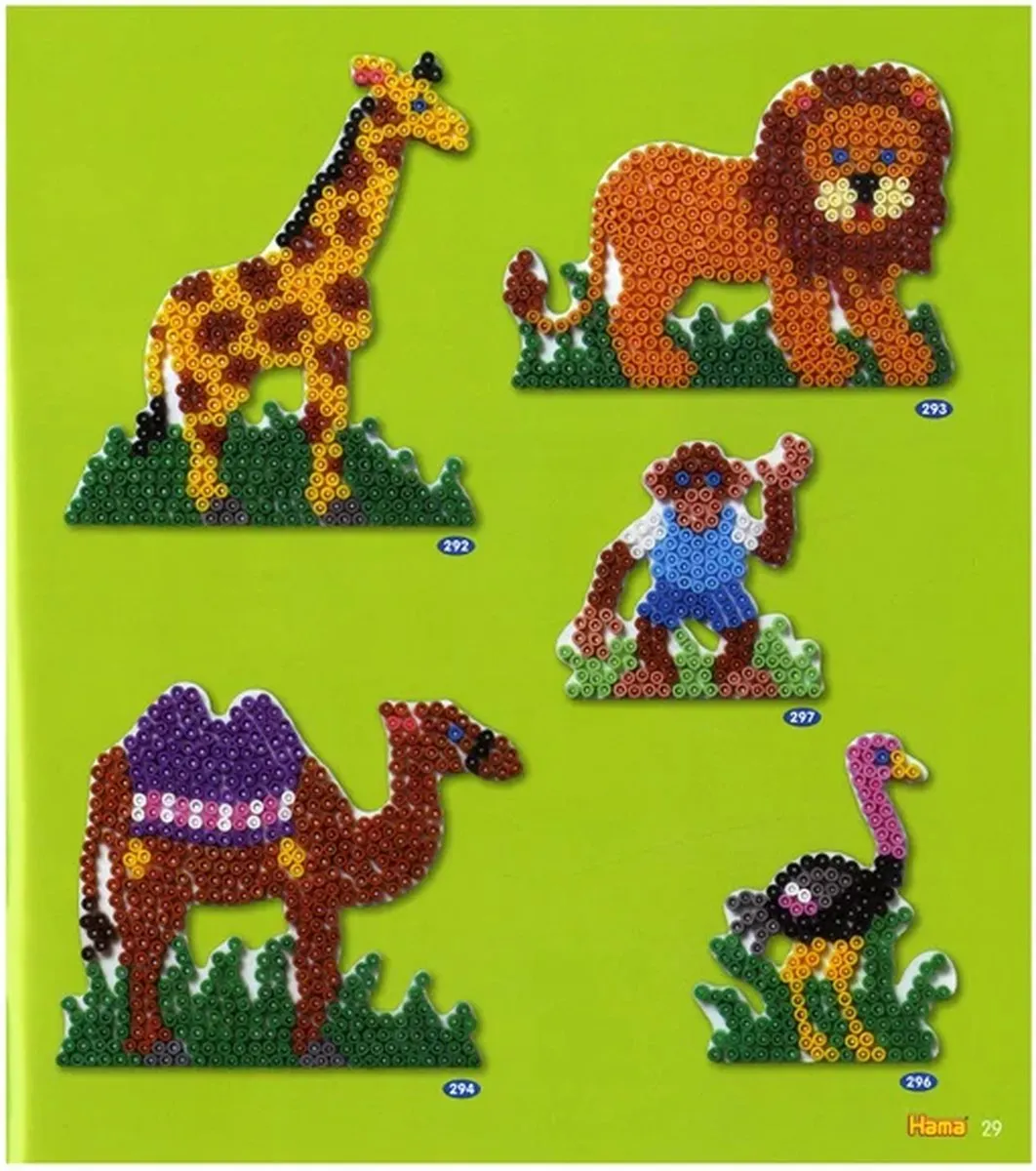 Hama Strijkkralen Voorbeeldenboekje - 12 Kleuren - afbeelding 6 van 6