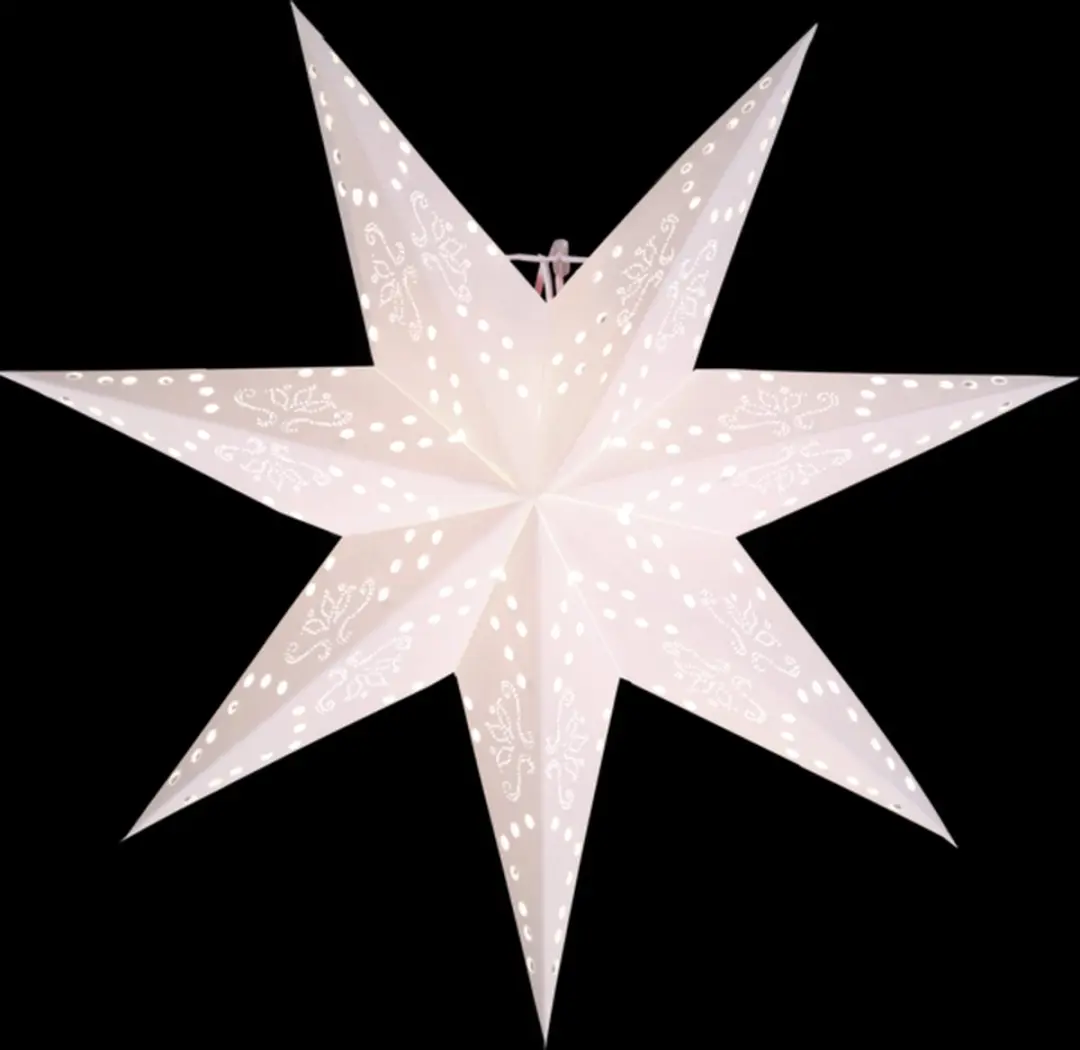 Star Trading Romantic Star Papieren Kerstster 54cm - afbeelding 3 van 6