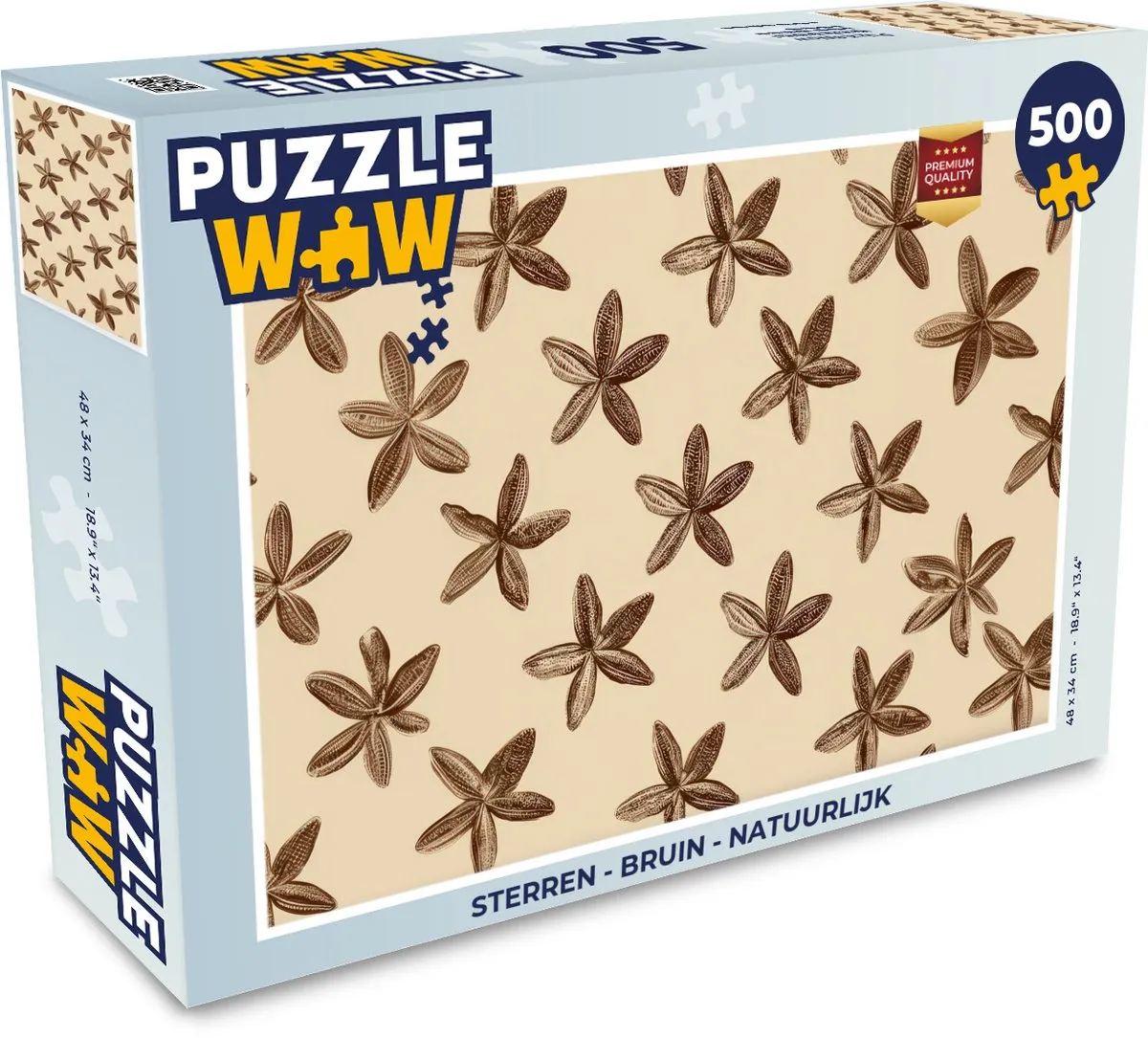 PuzzleWow Sterren Legpuzzel 500 Stuks