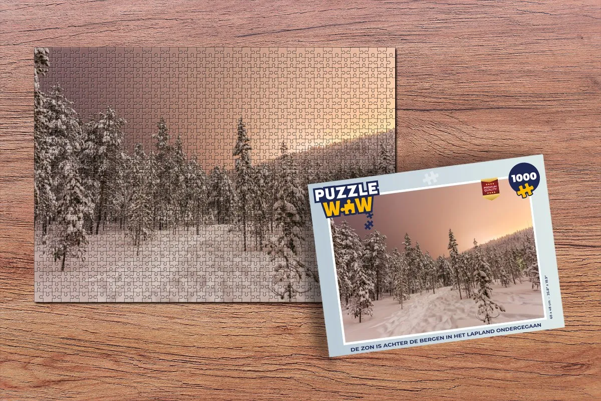 PuzzleWow Legpuzzel 1000 Stuks - Multicolor