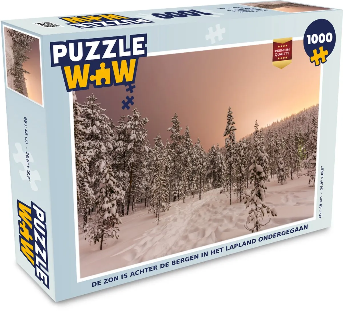 PuzzleWow Legpuzzel 1000 Stuks - Multicolor