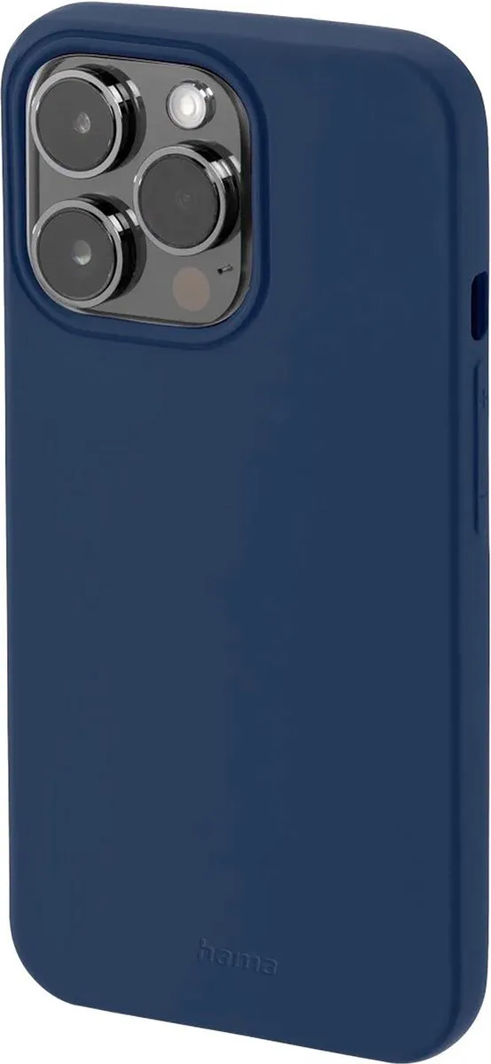 Hama Finest Feel Cover iPhone 14 Pro - Blauw