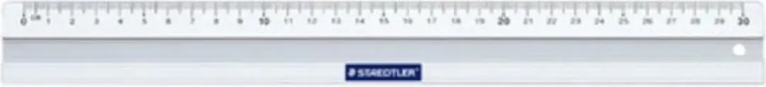 Liniaal aluminium 15 cm anti-slip