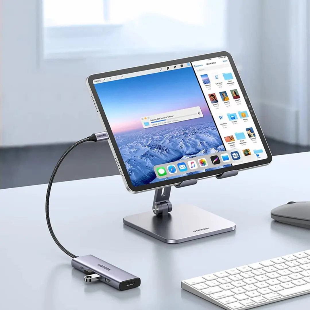 UGREEN CM511 USB-C Hub 5-in-1 - Grijs - afbeelding 2 van 6
