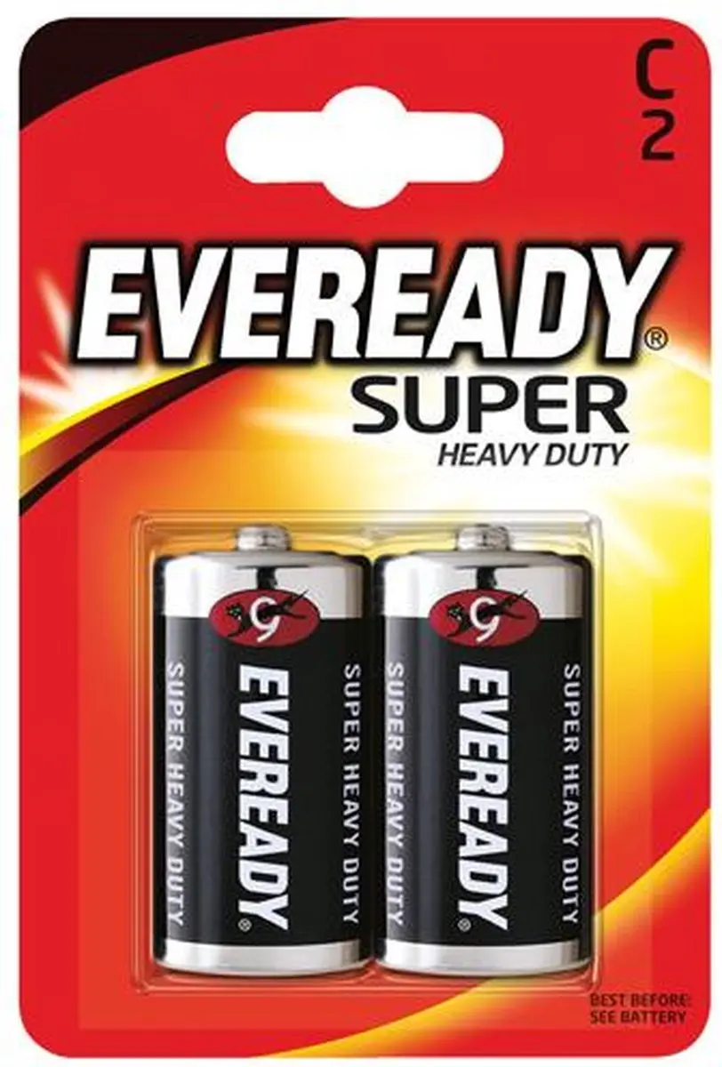 Energizer Eveready Super Heavy Duty C Batterijen