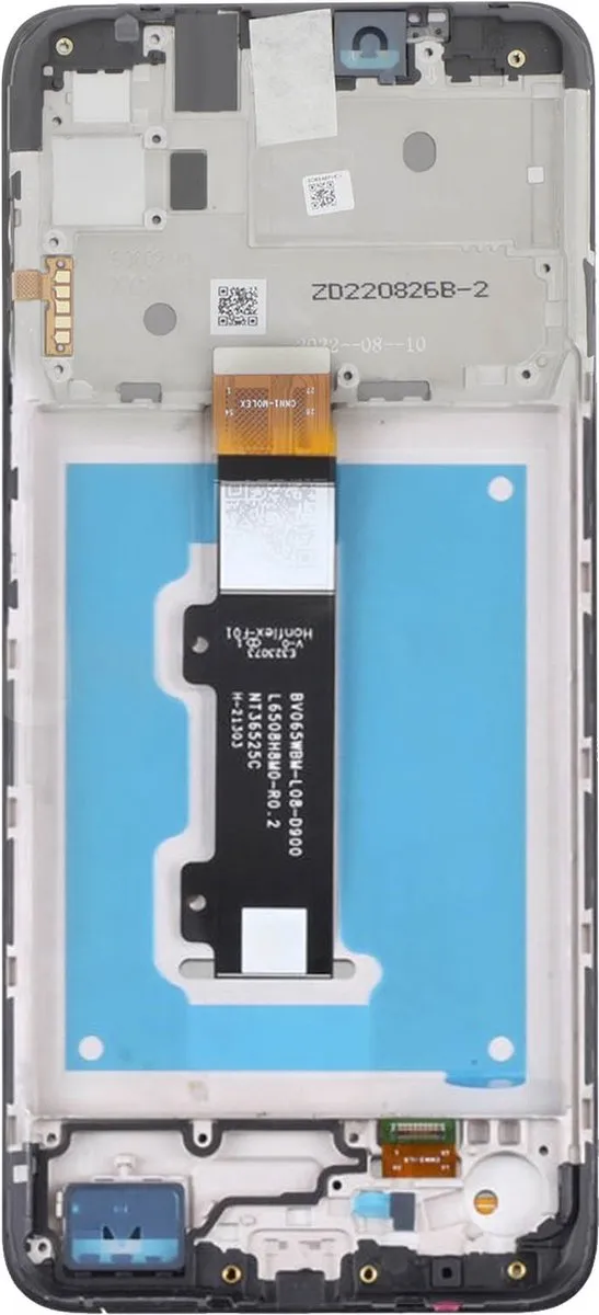 Motorola Moto E40/E30 Volledig Scherm Blok Lichtgrijs