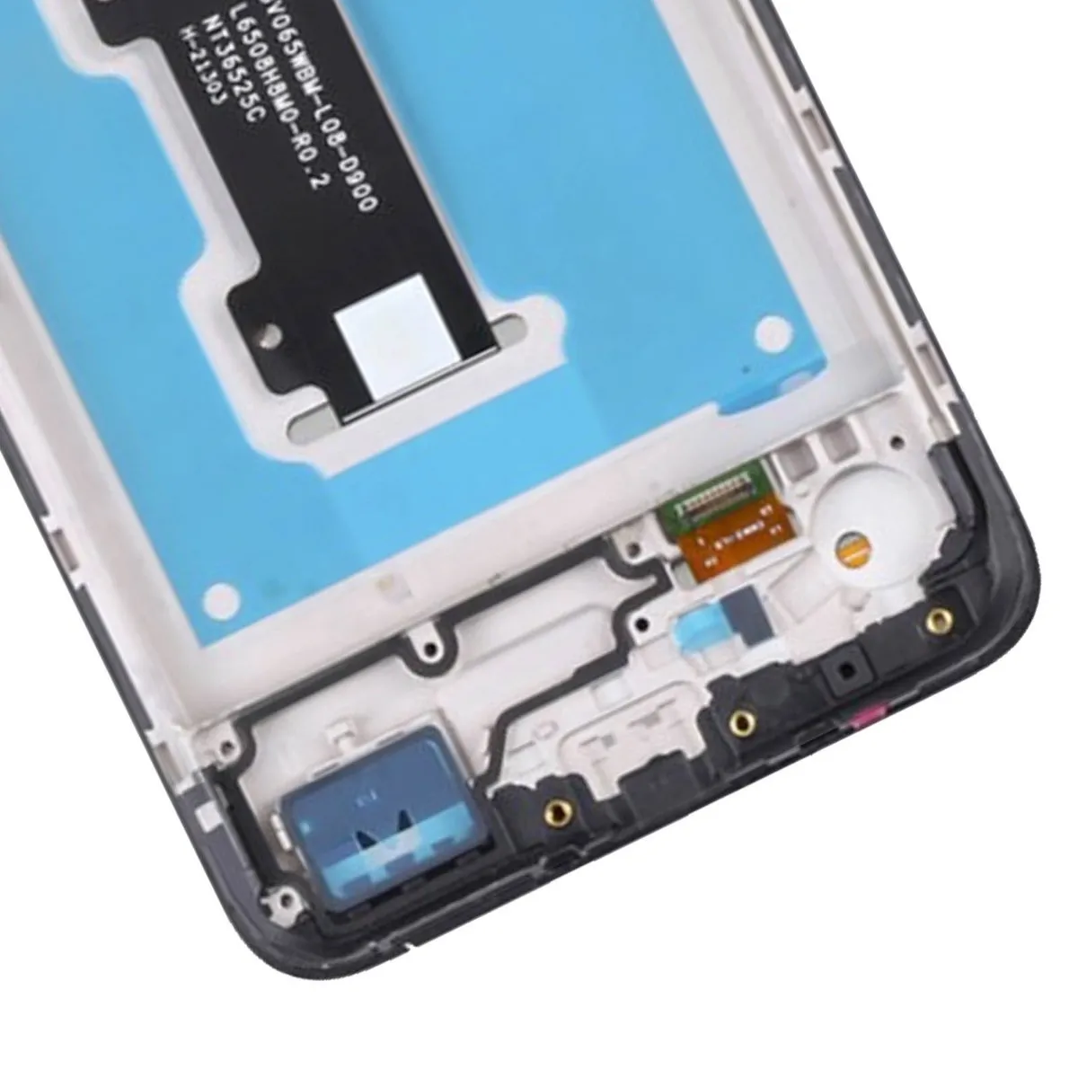 Motorola Moto E40/E30 Volledig Scherm Blok Lichtgrijs