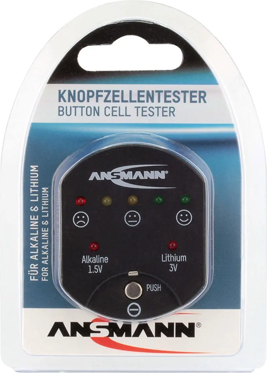 Ansmann Universele Knoopcel Tester 1900-0035