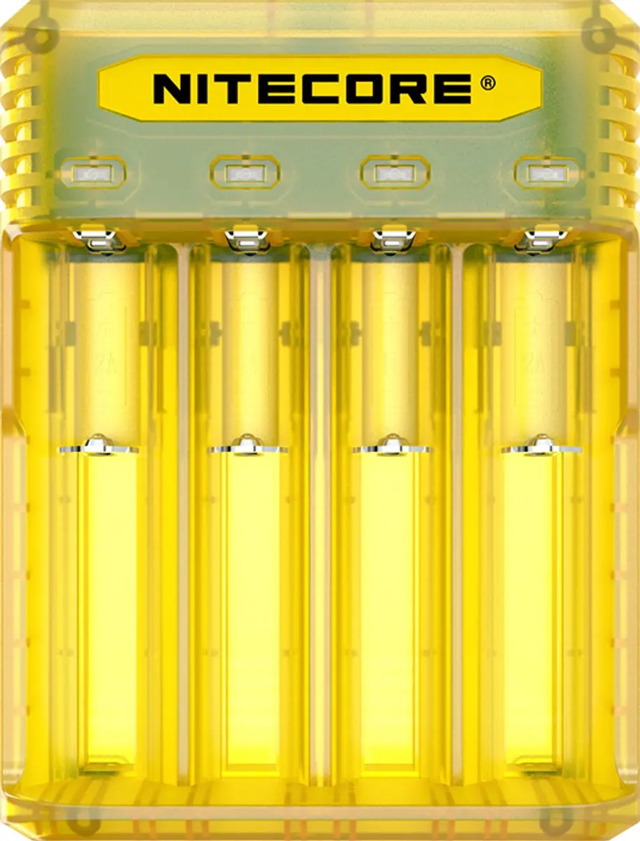Nitecore Q4 Snellader Geel
